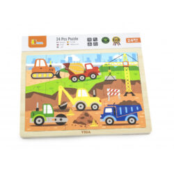 puzzle vehicule pentru constructii 24 piese viga 3