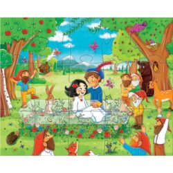 set 4 puzzle uri cu figurine in lumea basmelor haba 4