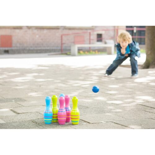 set de bowling din lemn skittles jr bs toys 1