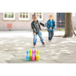 set de bowling din lemn skittles jr bs toys 3