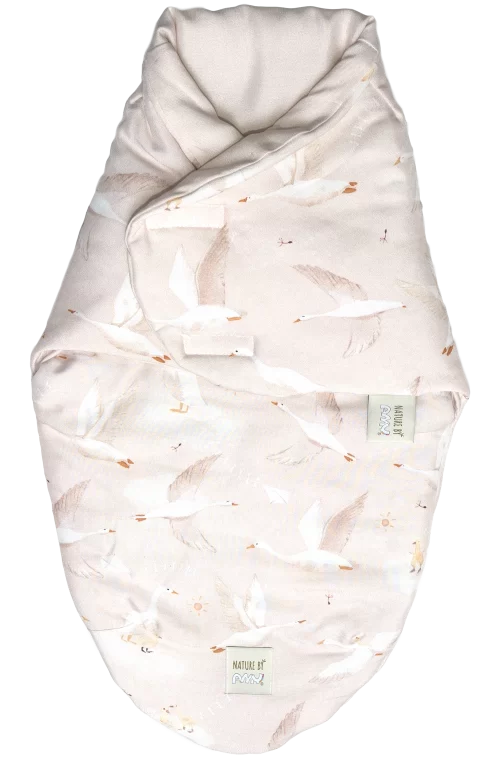 sistem de infasare baby swaddle nature bamboo by amy din bambus animalute copie 450 4720