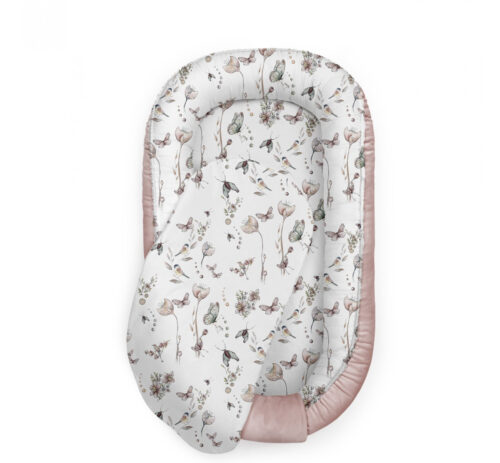 suport de dormit babynest premium bumbac si catifea nature soft grey by babysteps 70x35 cm copie 916086