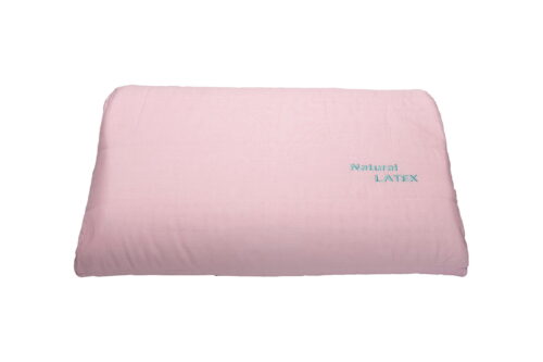 perna ergonomica natural latex roz 64 x 40 x 15 cm somnart.ro 2