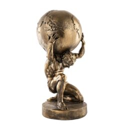 Figurina Atlas nuanta bronz 29x14x13 cm2