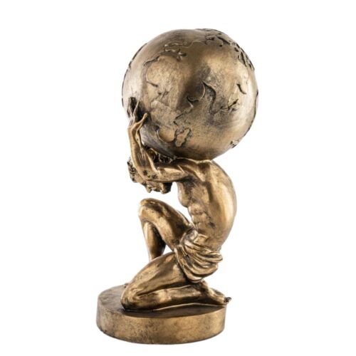 Figurina Atlas nuanta bronz 29x14x13 cm3