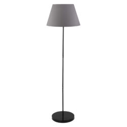 Lampa de podea brat metalic negru gri 21x38x143 cm