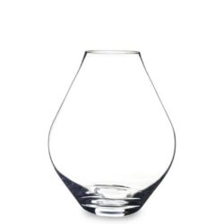 Vaza de sticla transparenta 24.5x18 cm