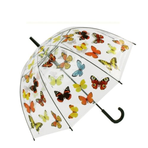 Umbrela de ploaie model fluturi 83x83x81.5 cm2