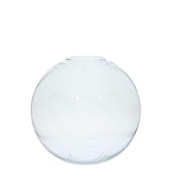 Vaza sticla transparenta rotunda 14 cm
