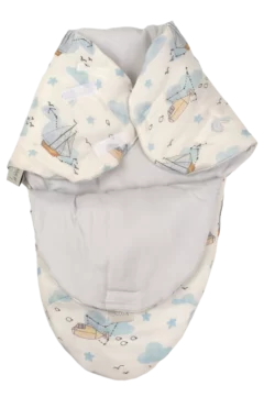 sistem de infasare baby swaddle nature bamboo by amy din bambus animalute copie 300928