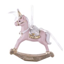 Figurina unicorn cu agatatoare 8x7x2 cm
