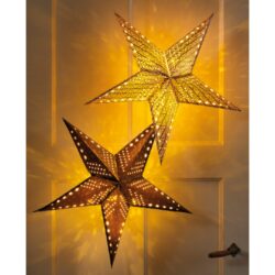 Decoratiune de geam model stea LED 18x60 cm