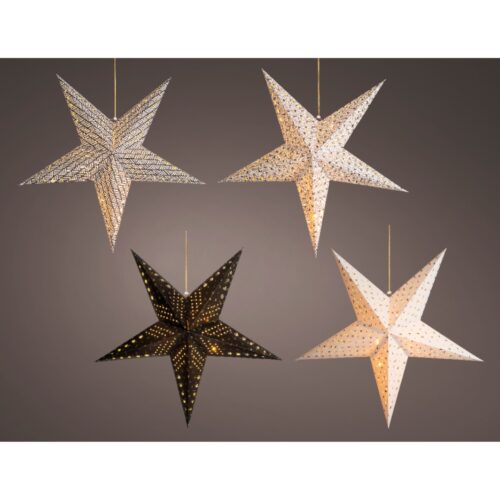 Decoratiune de geam model stea LED 18x60 cm2