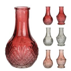 Vaza de sticla color de 6x12 cm