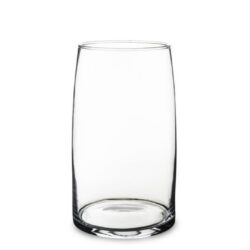 Vaza sticla cilindru transparenta 26x15 cm