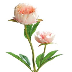 Bujor artificial roz-somon – 60 cm