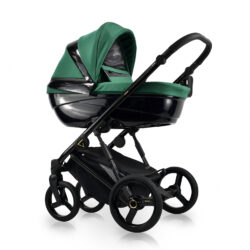 Carucior copii 3 in 1, reversibil, complet accesorizat, 0-36 luni, Bexa Glamour Verde Smarald