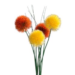 Iarba artificiala decorativa galben-portocaliu x2buc – 48 cm