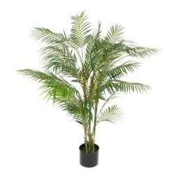 Palmier artificial Chamaedorea in ghiveci din plastic – 120 cm