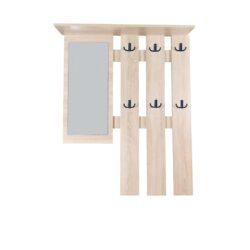 Set mobilier hol Filio stejar alb 90x22x116 cm6