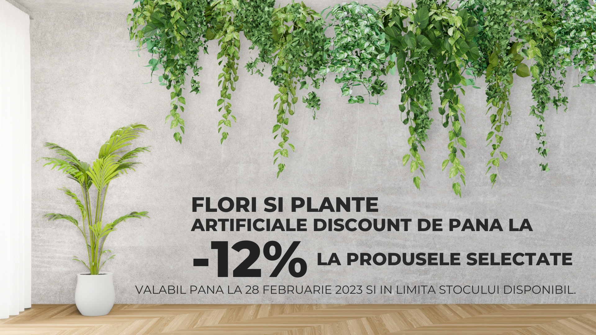 Promotie flori si plante artificiale amsieu.ro AM SI EU