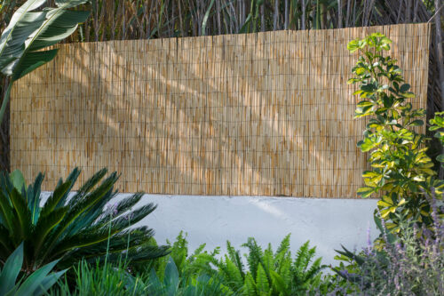 gard gradina paravan bambus natural eco 1x5m 1359