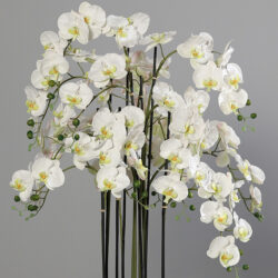 orhidee artificiala crem pentru ghiveci 140 cm 1015