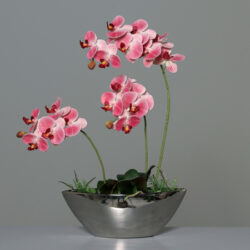 orhidee artificiala roz in ghiveci 54 cm 1150