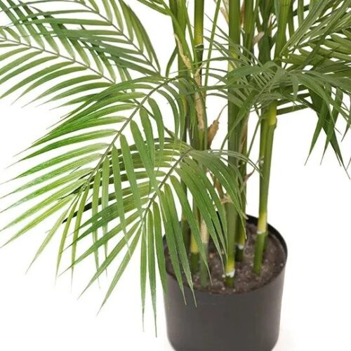 palmier artificial chamaedorea in ghiveci din plastic 120 cm 2470