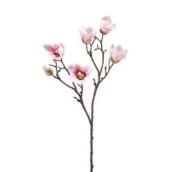 ramura magnolia artificiala crem roz 1857