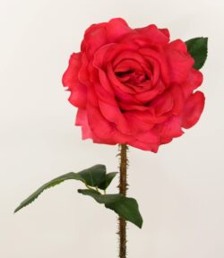 trandafir artificial rosu 60 cm 2085