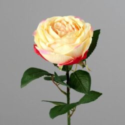 trandafir artificial roz somon 47 cm 754
