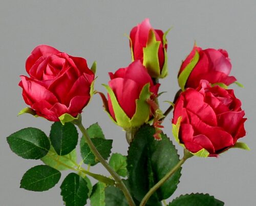trandafiri artificiali fuchsia 37 cm 2141