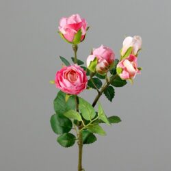 trandafiri artificiali roz 37 cm 724