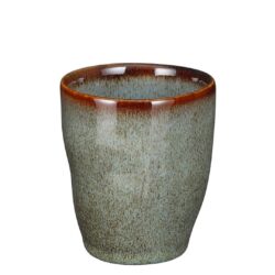 Cana ceramica Tabo verde 8.5x7.5 cm