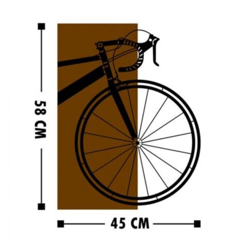 Decoratiune de perete design bicicleta 45x58 cm3 1