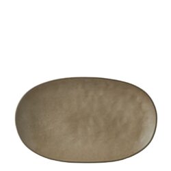 Platou ceramic Tabo crem 35.5x21.5x4.5 cm