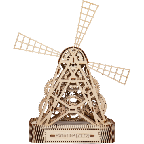puzzle 3d moara kit model mecanic