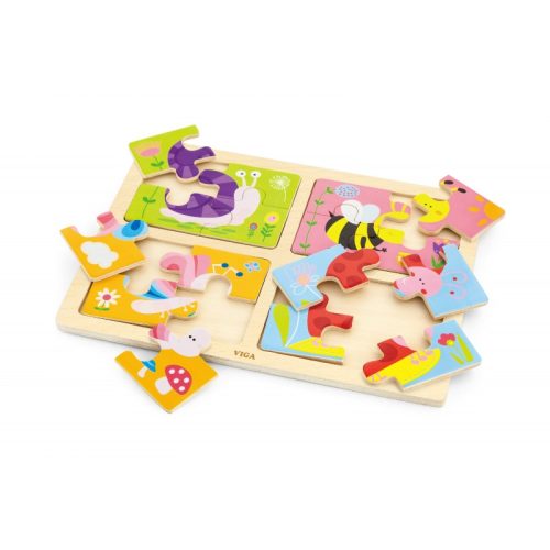 puzzle 4 in 1 insecte