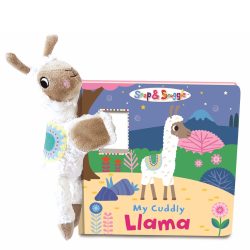 Lama Mea Dragalasa in Cutie – animalut de plus si carticica in limba engleza