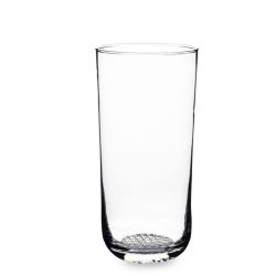 Vaza sticla transparenta cilindru 24x11.5x11.5 cm