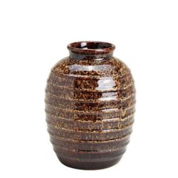 Vaza ceramica maro 17x24 cm