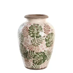 Vaza ceramica model frunze 18x25 cm