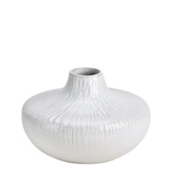 Vaza ceramica nuanta alba 14x9 cm