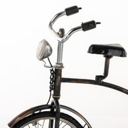 Decoratiune bicicleta metalica 20x25x11 cm2