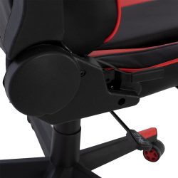 Scaun Gaming ergonomic Docks rosu negru 67x70x130 cm6