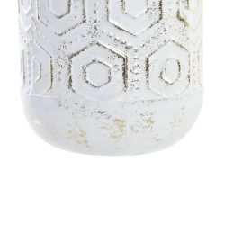 Vaza metalica alb antichizat 17x66 cm2