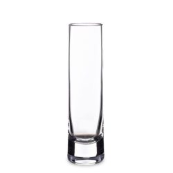 Vaza sticla transparenta cilindru 16x4 cm
