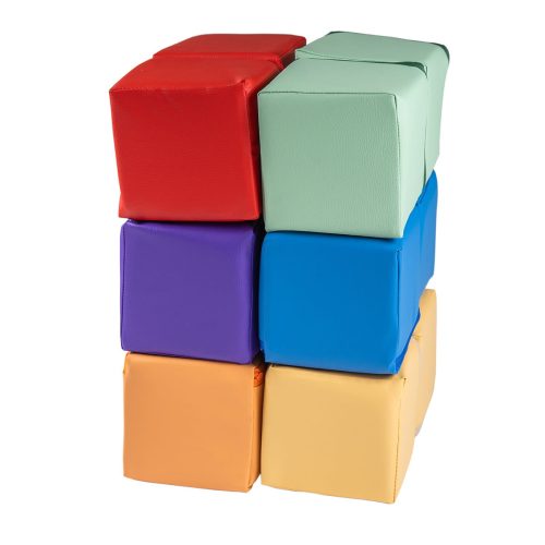 cuburi de jucarie xl din spuma moale pentru constructii 15x15cm cuburi certificate moro copie 206413
