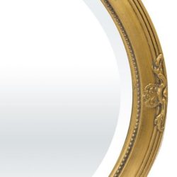 Oglinda de perete auriu antichizat 78x118 cm2